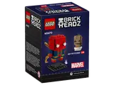 Back of LEGO BrickHeadz Iron Spider-Man box showing Potted Groot.