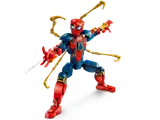 Iron Spider-Man firing web.