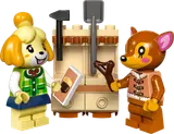 Crafting bench with Isabelle and Fauna.