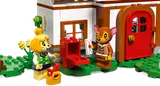 Fauna getting mail from the mailbox.