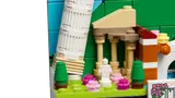 Close-up of LEGO Leaning Tower.