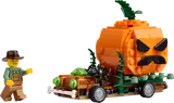 LEGO Halloween Pickup Truck with farmer minifigure.