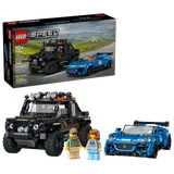 LEGO Speed Champions box and models.