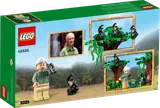 Back of LEGO Dr. Jane Goodall Tribute set box.