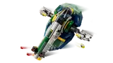 Jango Fett's Starship in action, firing.