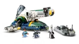 Jango Fett's Starship landed with minifigures.