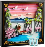 LEGO Art Japanese Cherry Blossom Landscape