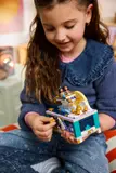 Child turning the crank mechanism