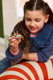 Girl holding detachable magic carpet