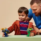 Child and adult playing.