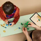 Building with digital instructions.