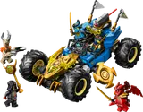 Jay's Transforming Mech Bike and minifigures.