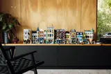 Full LEGO modular building street display.