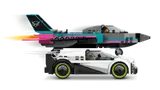 Jet combined with car in motion.