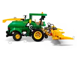 Side view, LEGO Technic John Deere harvester.