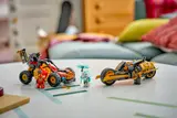 Complete LEGO Ninjago set displayed on a table.