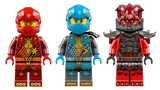 Kai, Arin, Wolf Mask Warrior minifigures.
