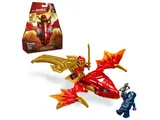 Ninjago set 71801 with Kai on dragon and warrior.
