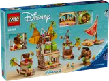 Back of Moana LEGO set box.