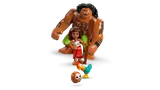 Moana and Maui minifigures close-up.