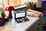 Badge case on a desk.