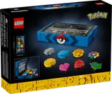 Back of LEGO badge box.