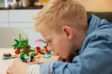 Child's immersive play.