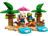 Campfire island scene.