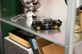 LEGO Hoonicorn on a shelf.