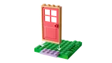 Detail of LEGO door assembly.