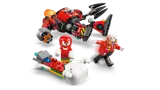 Eggman's mech defeated, Eggman flees.
