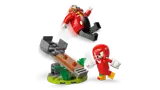 Eggman launched by catapult.