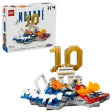 LEGO Mbappé set box and built model.