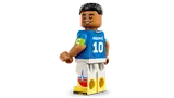 Mbappé minifigure's jersey details and armband.
