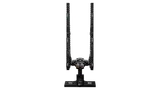 Rear view of Kylo Ren's Shuttle, wings folded.