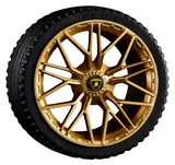 Single Sián gilded wheel.