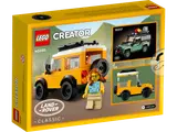 LEGO Defender box back, showing features.