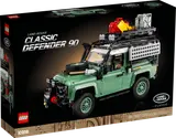 LEGO Land Rover Classic Defender 90 box art.