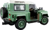 LEGO Land Rover Classic Defender 90 with open door.