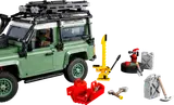 LEGO Land Rover Classic Defender 90 and accessories.