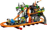 LEGO City Lava Land Roller Coaster with rock monster.