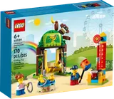 LEGO 40529 box front, showing the amusement park set.