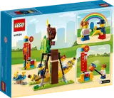 LEGO 40529 box back, demonstrating play features.