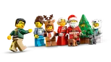 Close-up of LEGO City Advent Calendar 2025 minifigures.