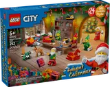 LEGO City Advent Calendar box front with workshop scene.