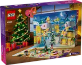 Full view of open LEGO Friends Advent Calendar.