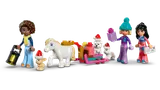 Sleigh ride characters and animals.