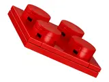 Red LEGO brick lid underside.