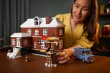 Person playing with set accessories.