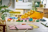 Display of LEGO Classic builds.